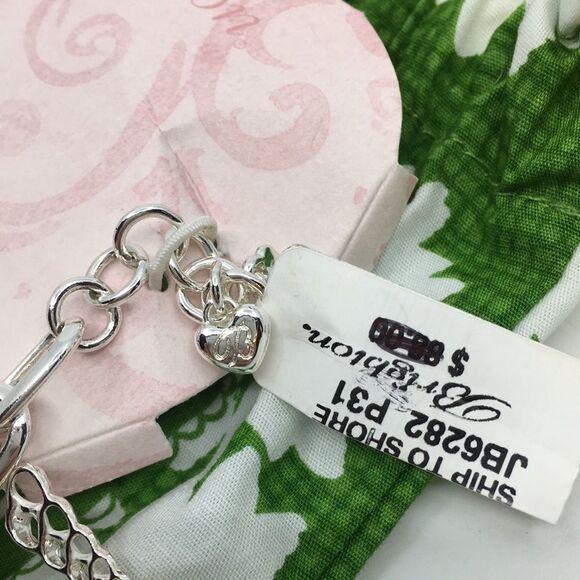 NWT Brighton SHIP TO SHORE Silver Tone Charm Bracelet with dust bag - Picture 5 of 13